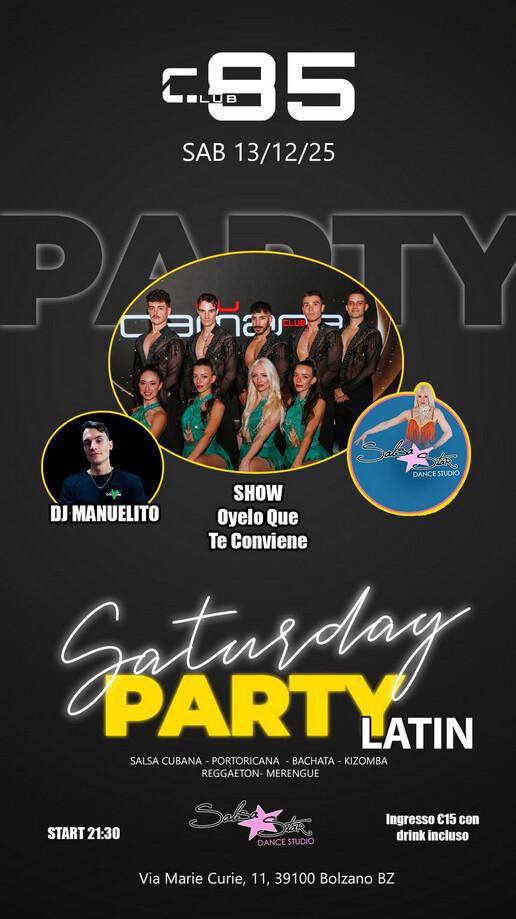 Club 85 | Saturday Latin Party