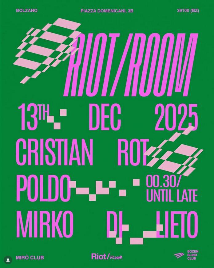 Miró Club | Riot/room - SATURDAY
