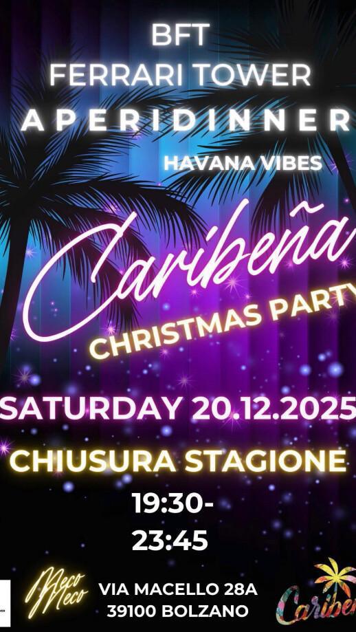 Bistro Ferrari Tower | CARIBENA havana vibes - CHRISTMAS PARTY