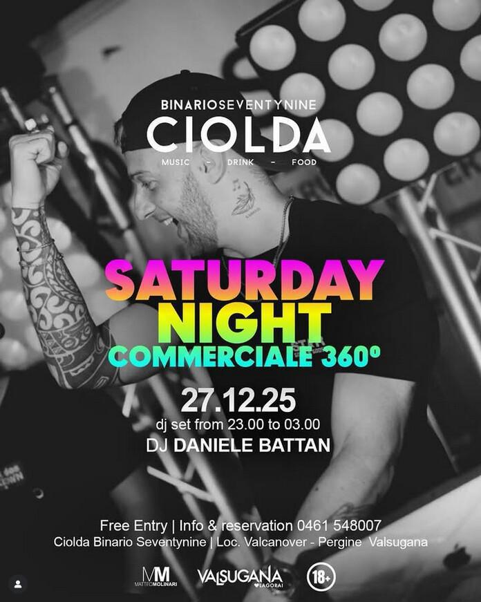 Binario Seventynine Ciolda | Saturday Night COMMERCIALE 360° 🙌🏼