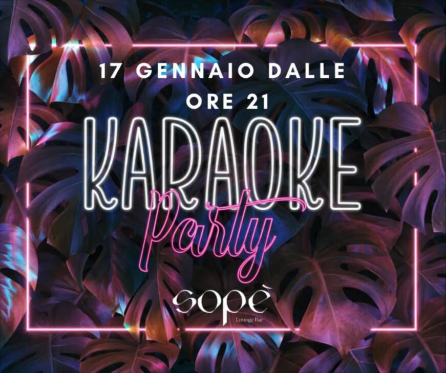 Sopè Lounge Bar | KARAOKE PARTY