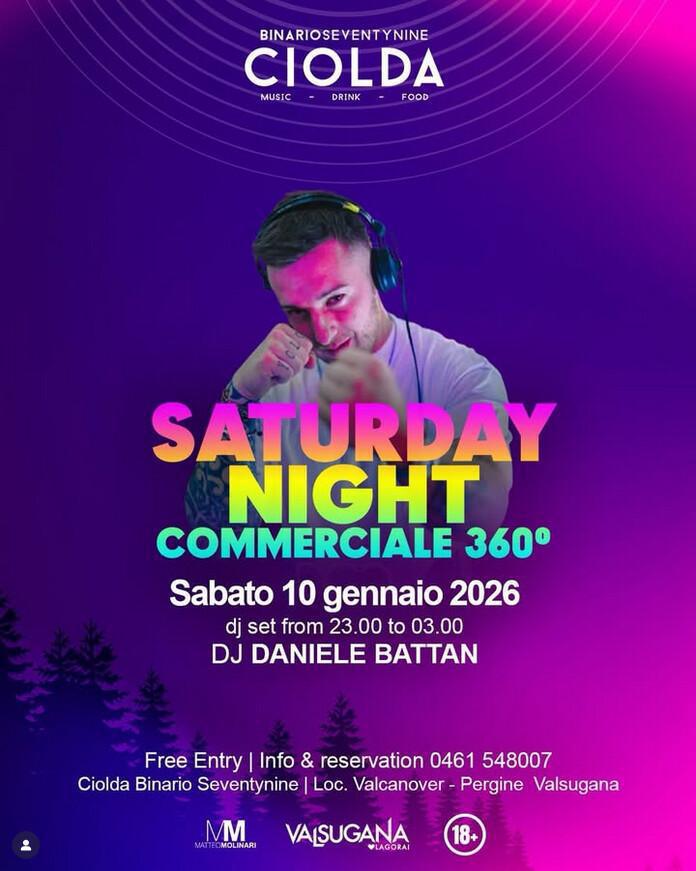 Binario Seventynine Ciolda | Saturday Night COMMERCIALE 360° 🙌🏼