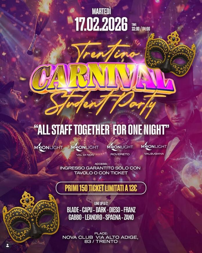 Nova Club | 🎭 TRENTINO CARNIVAL STUDENT PARTY