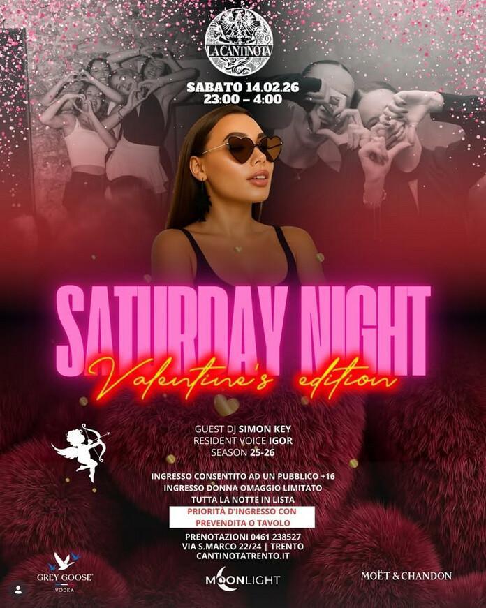 La Cantinota DOPO CENA | Saturday Night – Valentine’s Edition