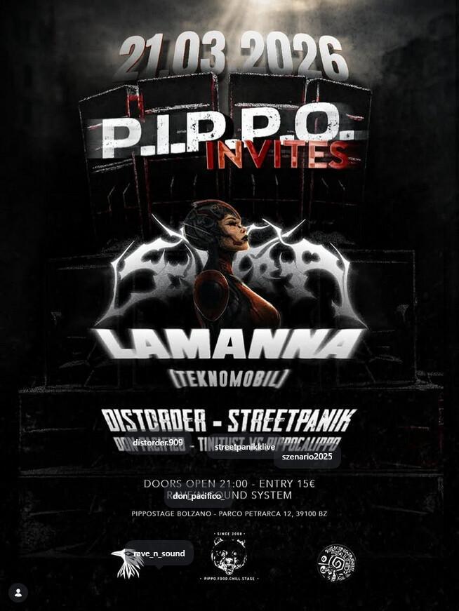 Pippo Foodchillstage | P.I.P.P.O. invites TEKNOMOBIL Squad