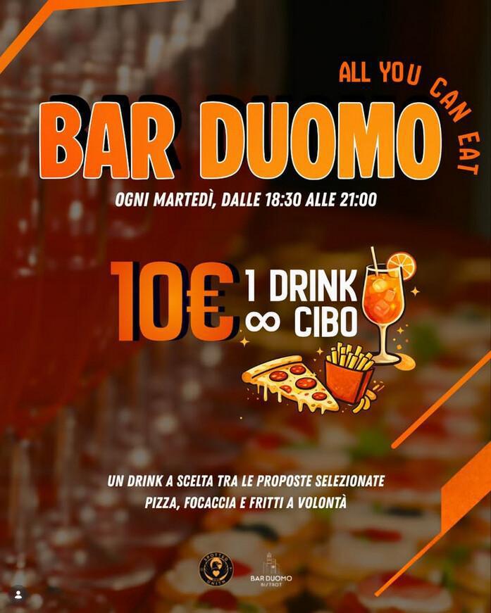 Bar Duomo Bistrot | ALL YOU CAN EAT🍹🍕