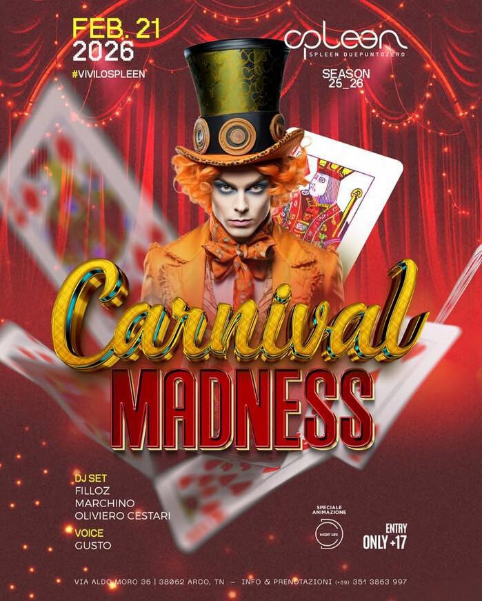 Spleen 2.0 | CARNIVAL MADNESS ๐ญ Spleen 2.0 | CARNIVAL MADNESS ๐ญ