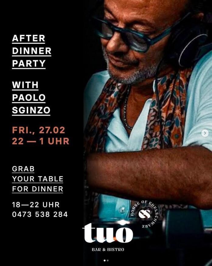 TUO | AFTER DINNER PARTY