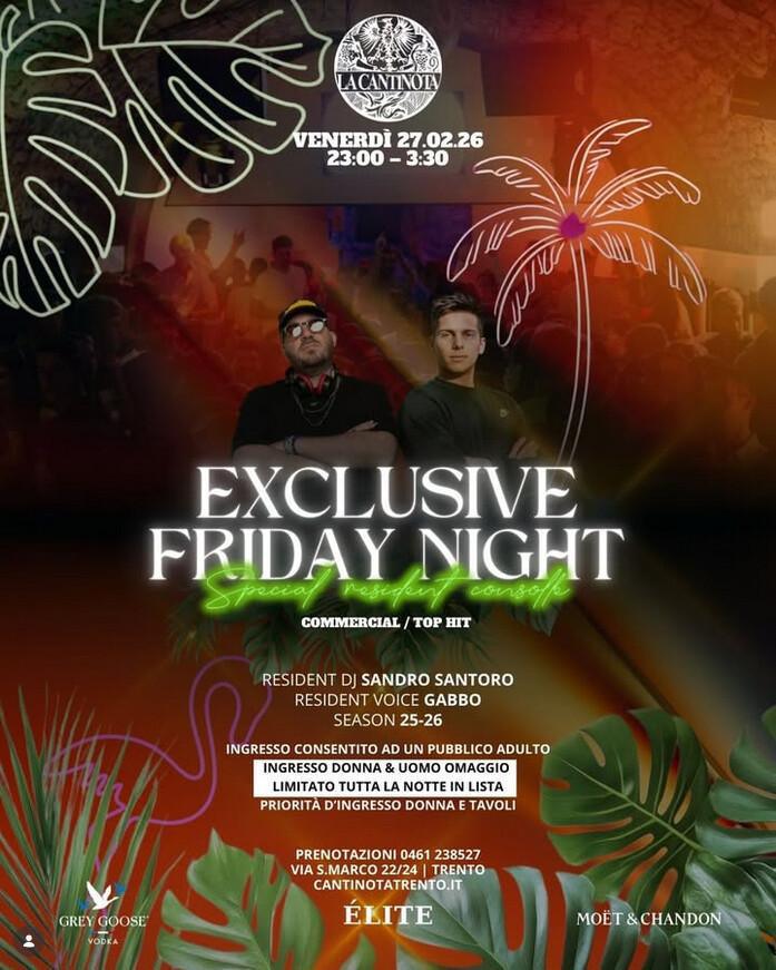 La Cantinota DOPO CENA | EXCLUSIVE FRIDAY NIGHT