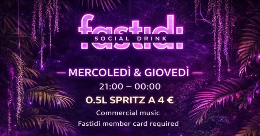 FASTIDI SOCIAL DRINK | 0.5 L SPRITZ a 4€