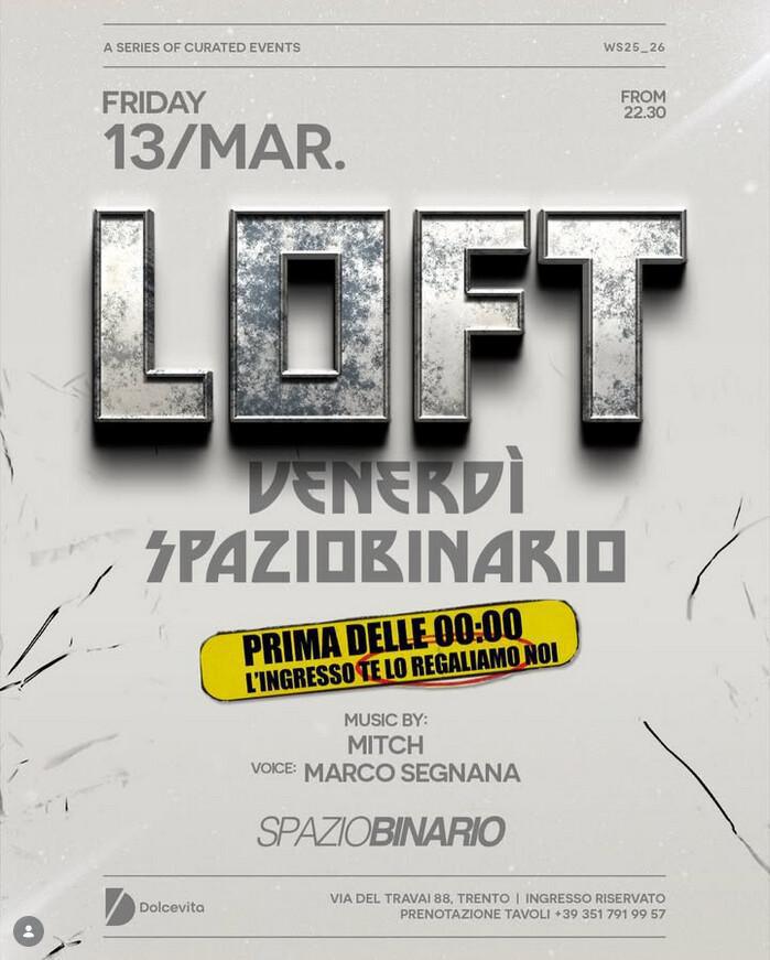 Spazio Binario | FRIDAY LOFT 🏚️ Spazio Binario | FRIDAY LOFT 🏚️