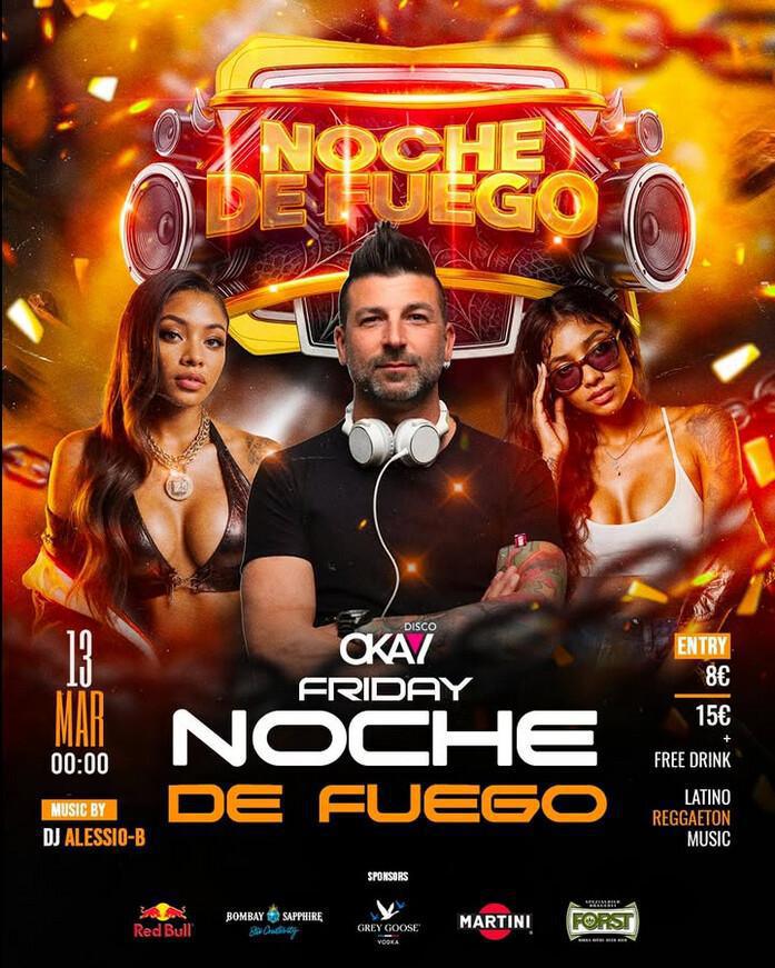 Disco Okay | NOCHE DE FUEGO 🔥 
