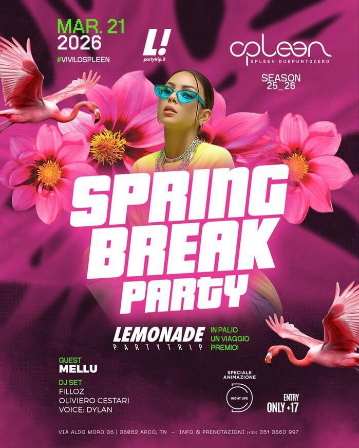 Spleen 2.0 | SPRING BREAK PARTY ๐ Spleen 2.0 | SPRING BREAK PARTY ๐
