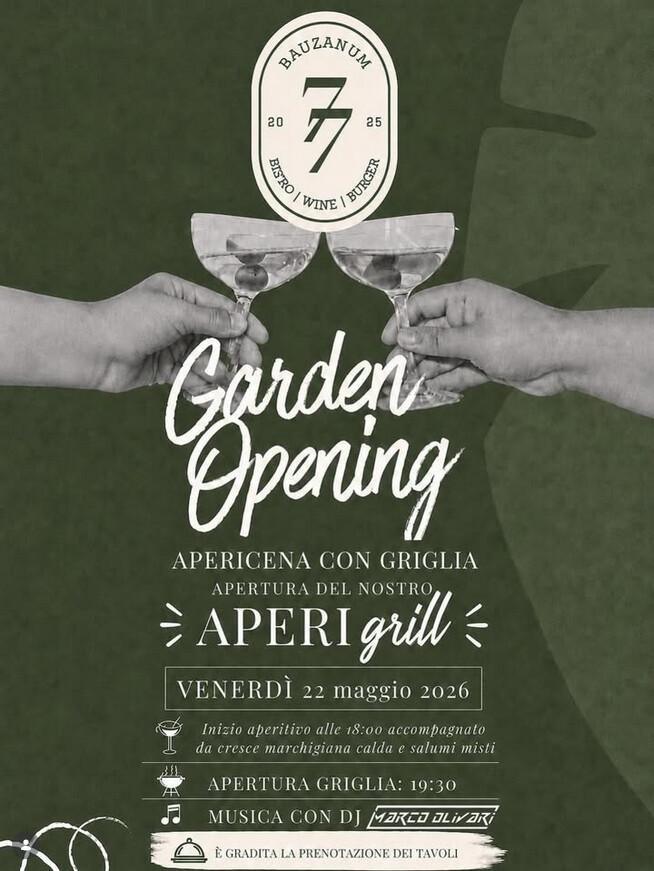 Bauzanum 77 | 🌿 Garden Opening 🍷