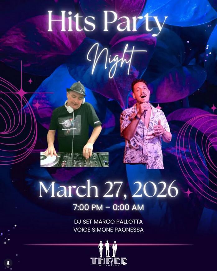 Three Winebar | HITS PARTY Night
