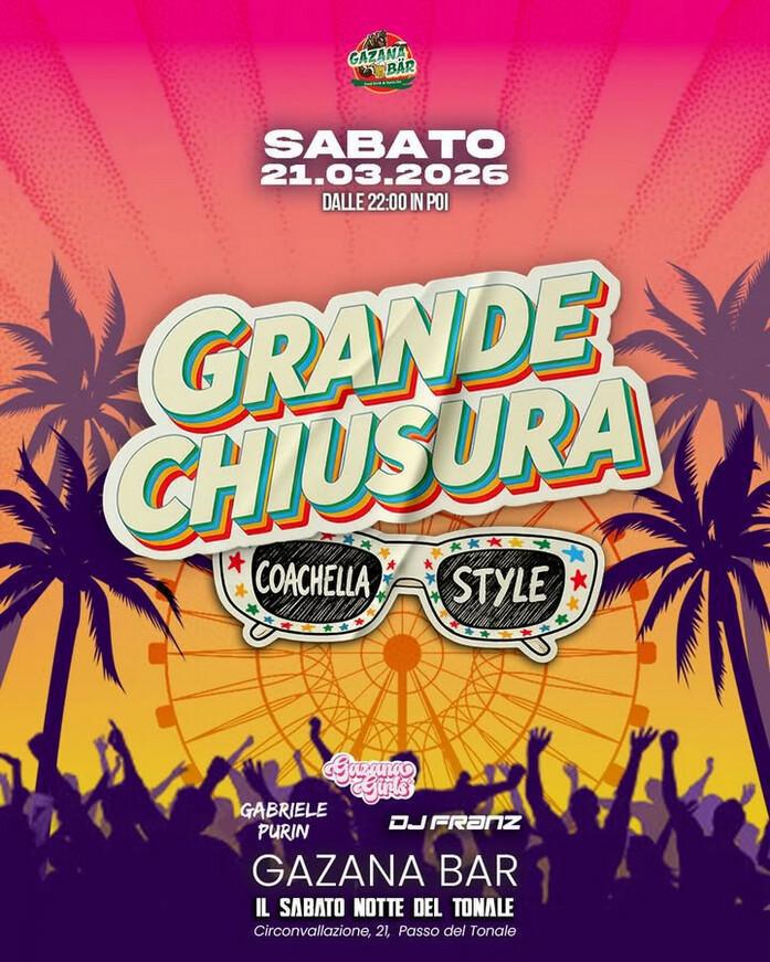 Gazana Bär | GRANDE CHIUSURA