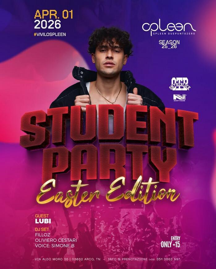 Spleen 2.0 | STUDENT EASTER PARTY @ SPLEEN 2.0 🐣 Spleen 2.0 | STUDENT EASTER PARTY @ SPLEEN 2.0 🐣