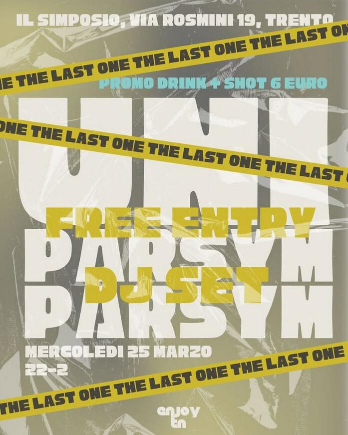 Il Simposio | 🔥LAST UNIPARSYM🔥- Il mercoledì universitario! Il Simposio | 🔥LAST UNIPARSYM🔥- Il mercoledì universitario!