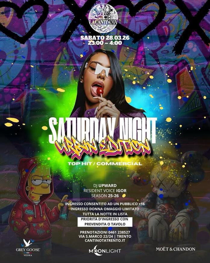 La Cantinota DOPO CENA | π₯ SATURDAY NIGHT β URBAN EDITION π₯ La Cantinota DOPO CENA | π₯ SATURDAY NIGHT β URBAN EDITION π₯