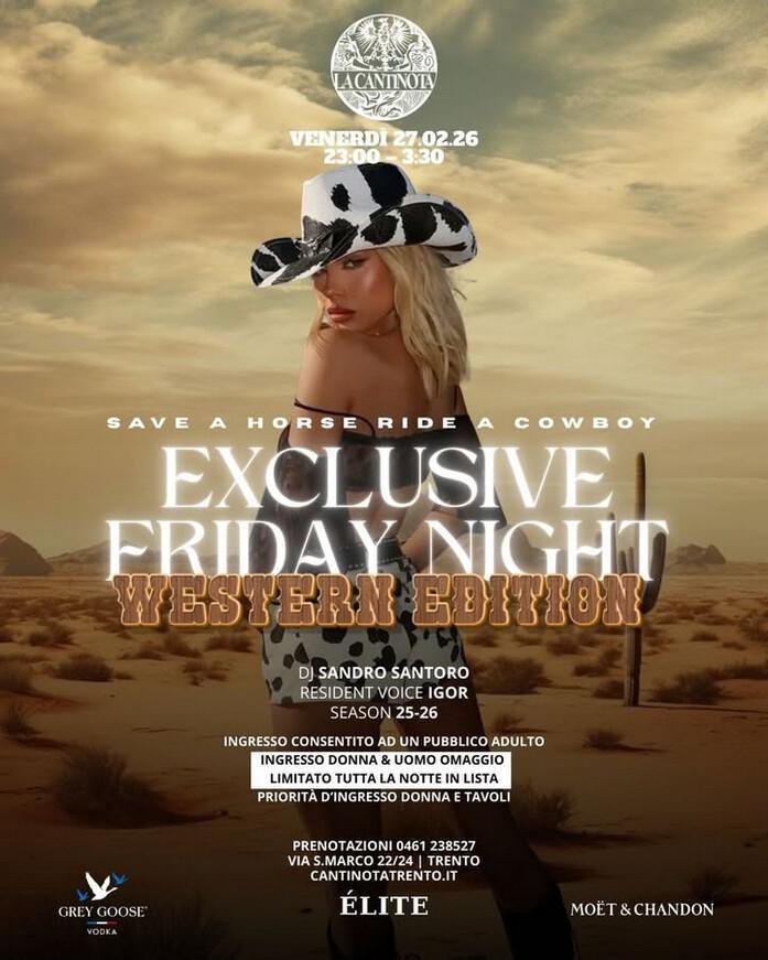 La Cantinota DOPO CENA | FRIDAY NIGHT IN THE SITY WESTERN EDITION🐎
