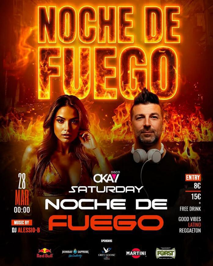 Disco Okay | 🔥 SATURDAY – NOCHE DE FUEGO