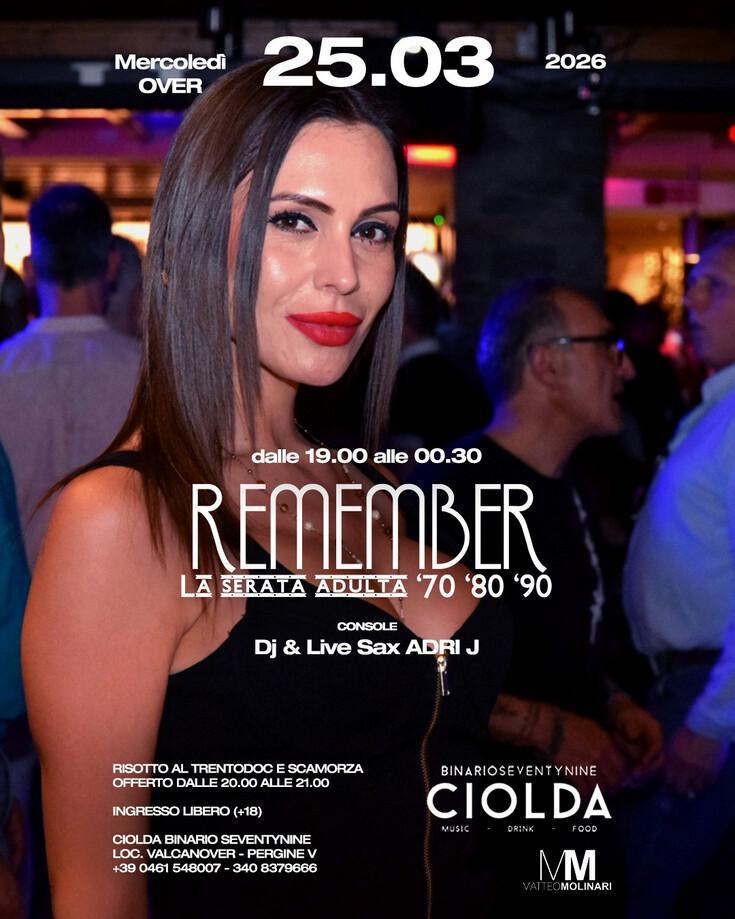 Binario Seventynine Ciolda | REMEMBER