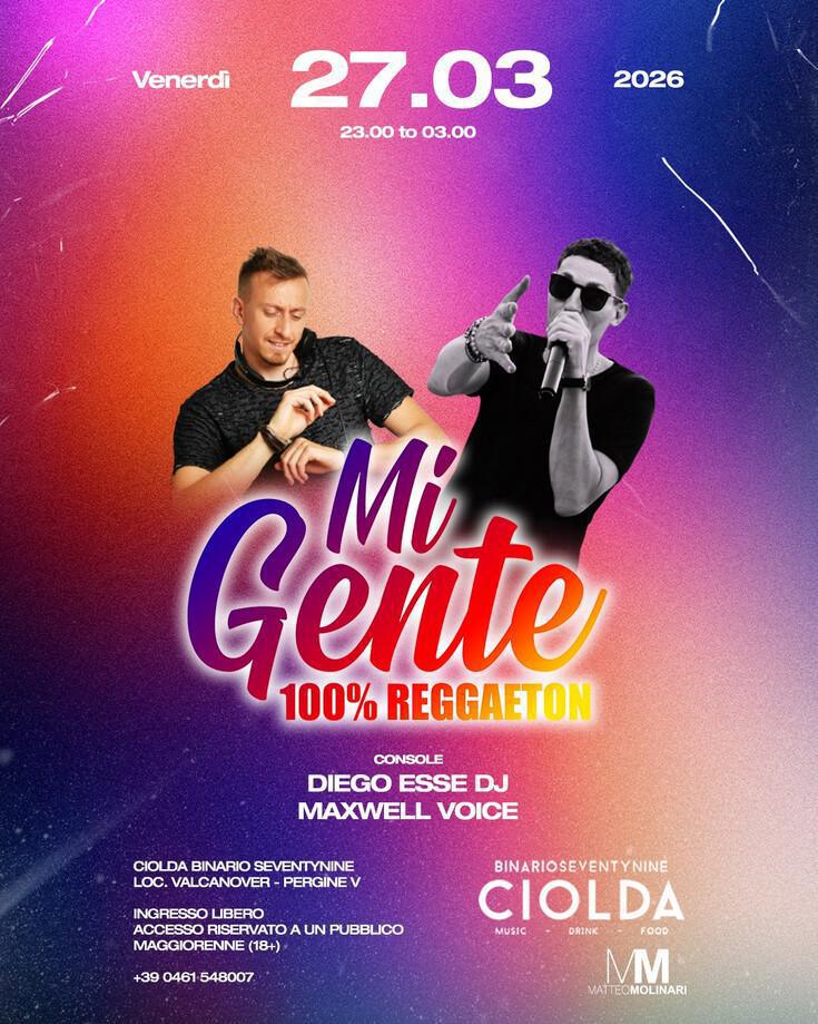 Binario Seventynine Ciolda | Mi Gente 100% REGGAETON