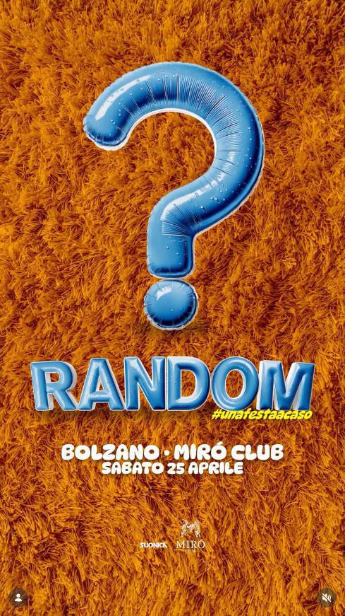 Miró Club | RANDOM 🇮🇹 La PRIMA e l'ORIGINALE festa A CASO!