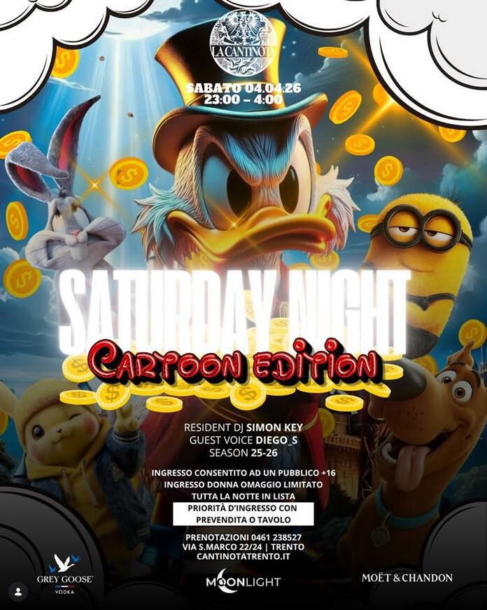 La Cantinota DOPO CENA | Saturday Night - 🪩Cartoon Edition🪩
