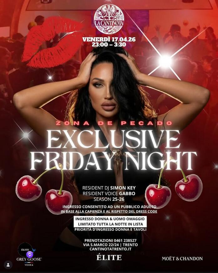 La Cantinota DOPO CENA | EXCLUSIVE FRIDAY NIGHT - ZONA DE PECADO