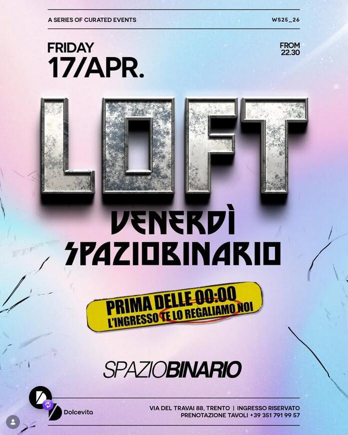 Spazio Binario | FRIDAY LOFT 🏚️