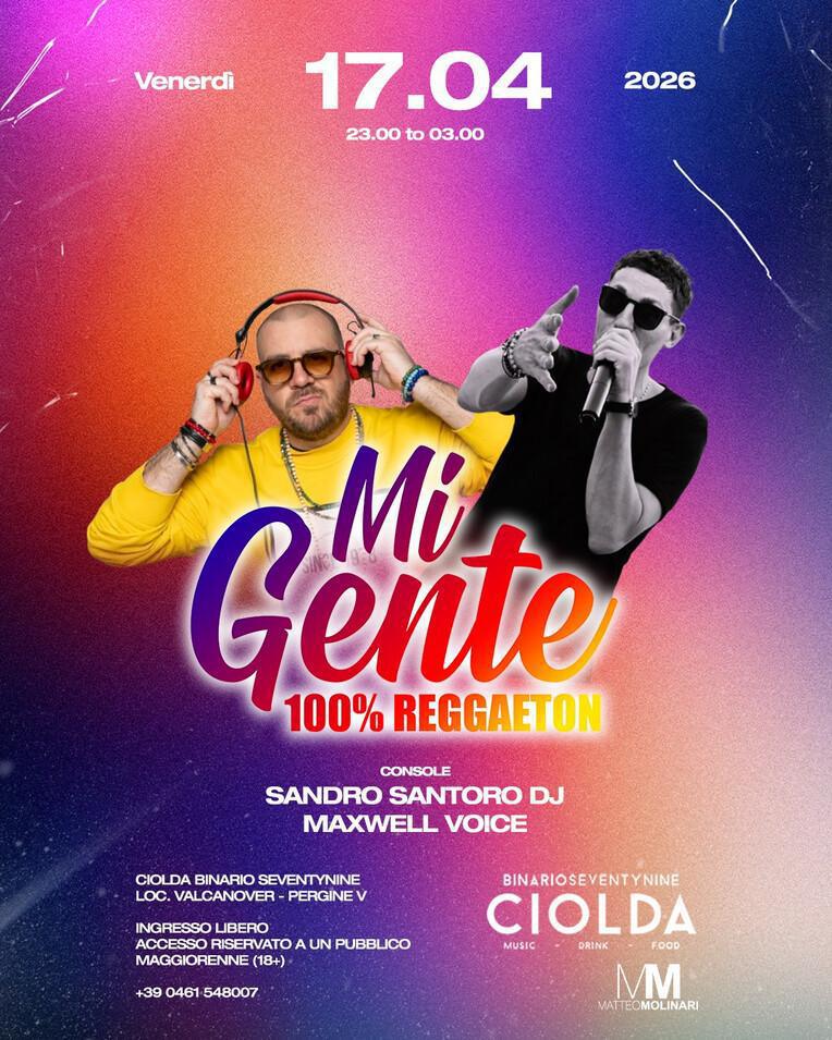 Binario Seventynine Ciolda | Mi Gente 100% REGGAETON