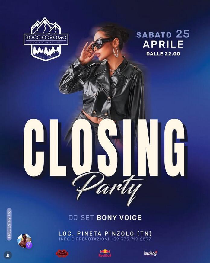 Bar Bocciodromo | CLOSING PARTY