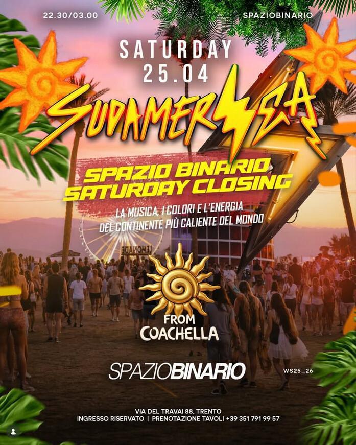 Spazio Binario | Sudamerica - Coachella edition ☀️ Spazio Binario | Sudamerica - Coachella edition ☀️