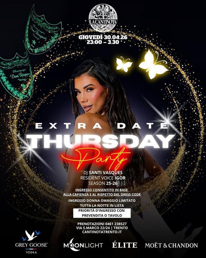 La Cantinota DOPO CENA | EXTRA DATE - THURSDAY PARTY
