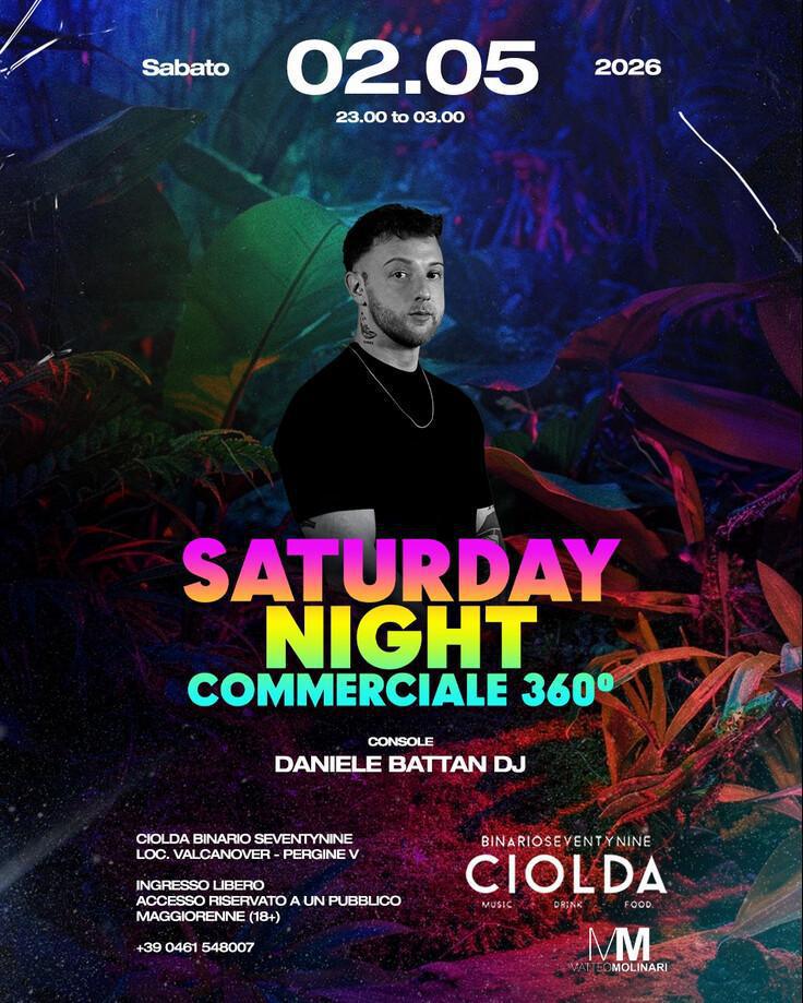 Binario Seventynine Ciolda | Saturday Night