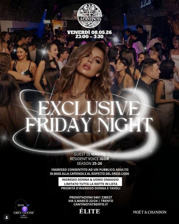 La Cantinota DOPO CENA | EXCLUSIVE FRIDAY NIGHT