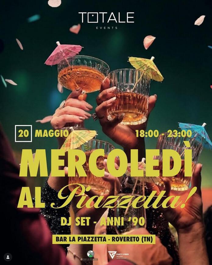 Bar la piazzetta | MERCOLEDI AL Piazzetta! DJ set - ANNI 90' Bar la piazzetta | MERCOLEDI AL Piazzetta! DJ set - ANNI 90'