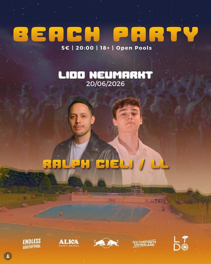 Lido di Egna | 🌴BEACHPARTY ☀️