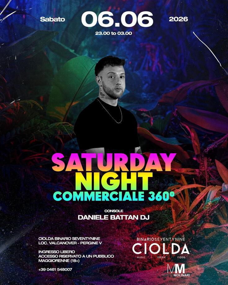 Binario Seventynine Ciolda | Saturday Night