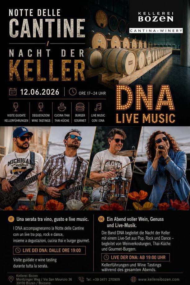 Cantina Bolzano | Notte delle cantine - DNA live music