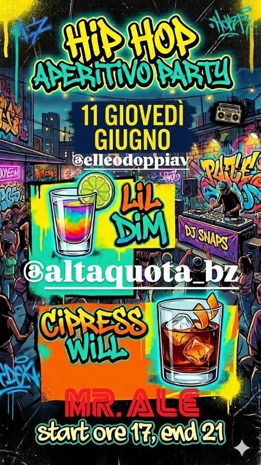 Bar Mr. Ale | HIP HOP APERITIVO PARTY