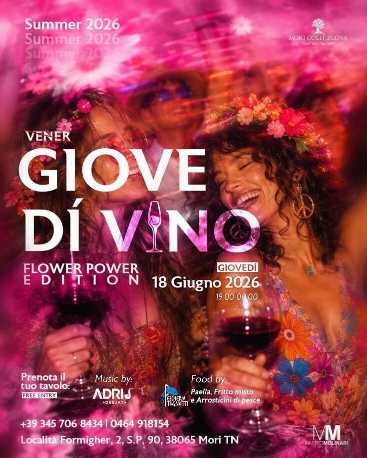 Cantina Mori Colli Zugna | 🌸🍷 GioveDìVino - Flower Power Edition