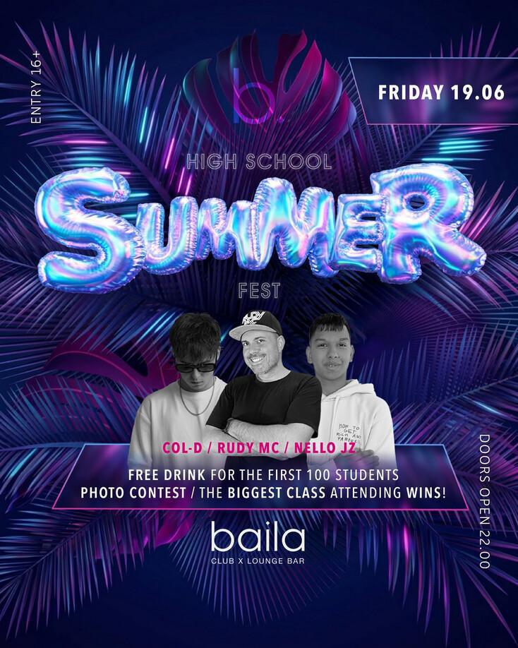 Baila Club | HIGH SCHOOL SUMMER FEST 
