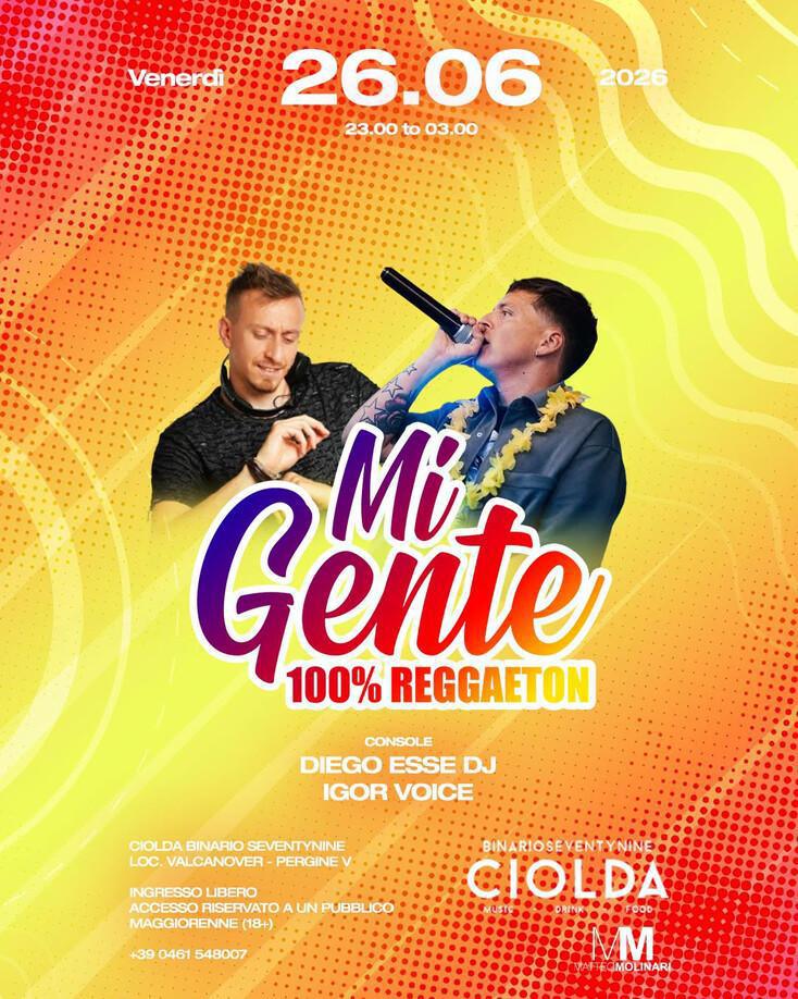 Binario Seventynine Ciolda | Mi Gente 100% REGGAETON