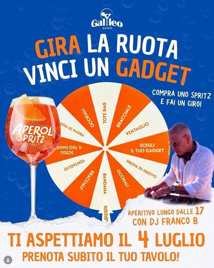 Galileo Bistrò | GIRA LA RUOTA aperitivo lungo con DJ FRANCO B.