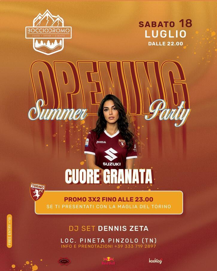 Bar Bocciodromo | OPENING SUMMER PARTY Bar Bocciodromo | OPENING SUMMER PARTY
