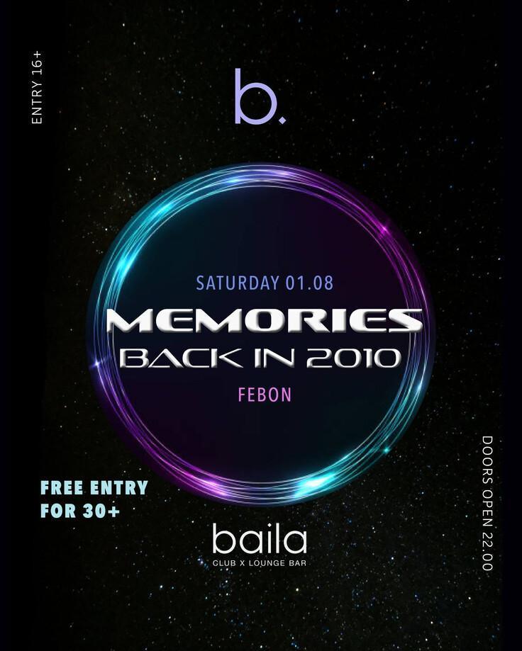 Baila Club | MEMORIES BACK IN 2010