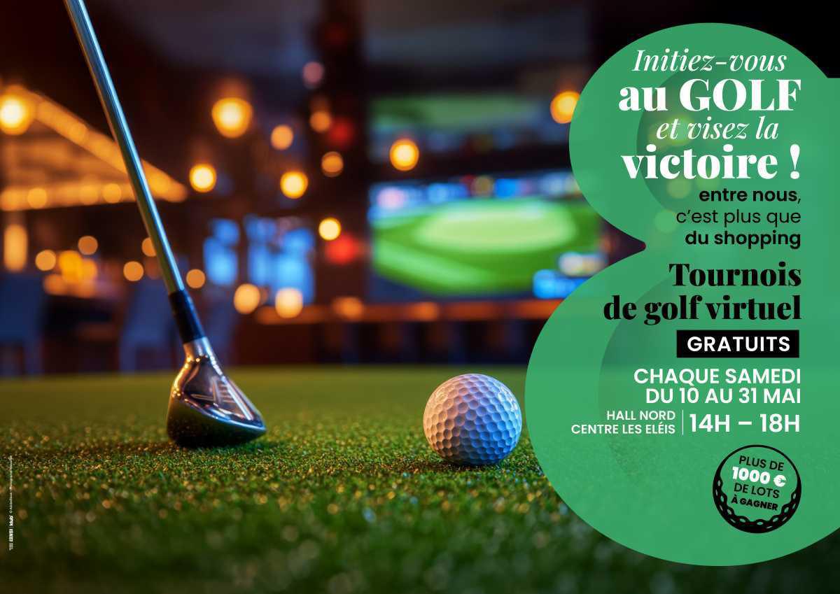 Tournois de golf virtuels aux Eléis avec Ugolf !