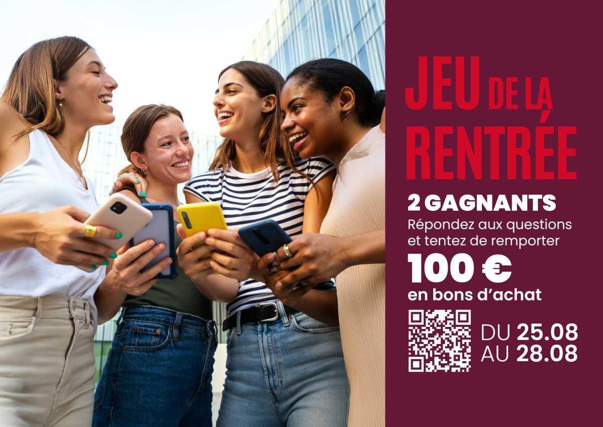 Préparez la rentrée avec notre jeu spécial rentrée ! 💼